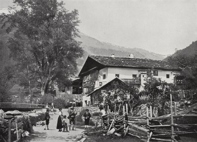 アンドレアス・ホーファーの生家であるパセエ渓谷のサンドウィルト、サンドホフ（モノクロ写真 作： European Photographer