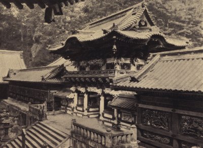 東照宮、日光、陽明門（モノクロ写真 作： European Photographer