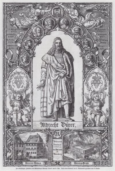 ドイツの芸術家アルブレヒト・デューラー生誕400年記念（彫刻作品 作： European School