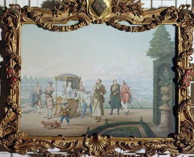 庭の散歩（トイレ） 作： European School