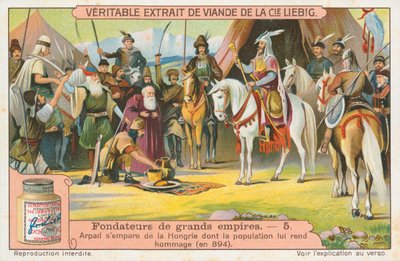 アルパド、リービッヒ・カード、20世紀初頭（クロモ） 作： European School