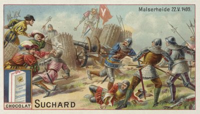 カルヴェンの戦い（マルセルハイドの戦い）、スイス、1499年5月22日 作： European School