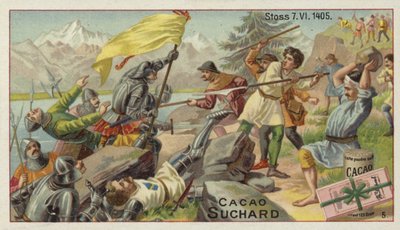1405年6月7日、スイスのストスの戦い 作： European School