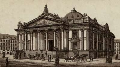 Bruxelles/Brussels: The stock exchange (litho) 作： European School