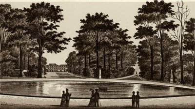 Bruxelles/Brussels: View of the park (litho) 作： European School