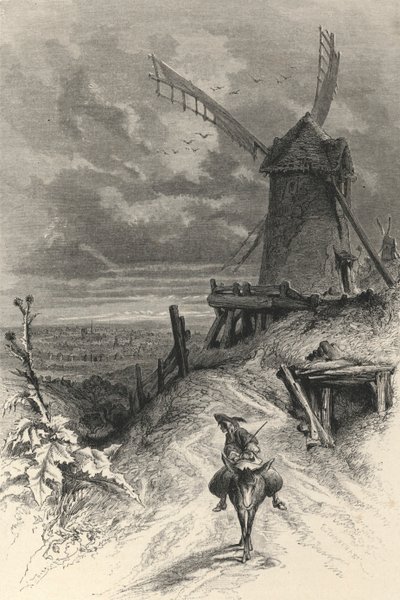 17世紀のButte Montmartre(彫刻) 作： European School