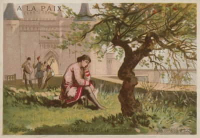 チャールズ・ザ・シンプル、西フランシアの王 作： European School