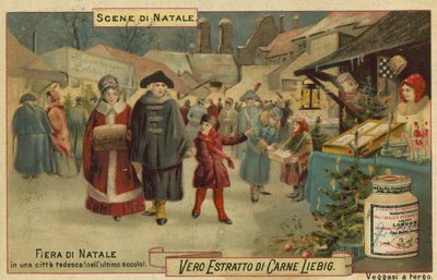 ドイツの都市でのクリスマスフェア 作： European School
