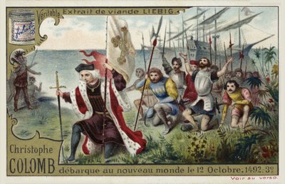 1492年10月12日、クリストファーコロンブスが新世界に降臨 作： European School