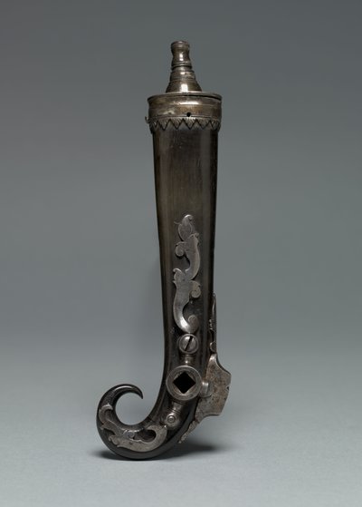 プライミングフラスコとホイールロックスパナの組み合わせ、c.1600-50 作： European School