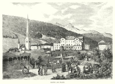 広場のダボス(彫刻) 作： European School