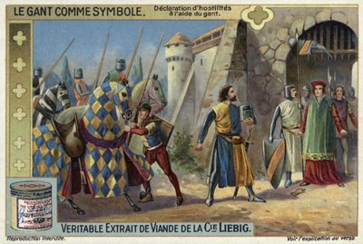 中世の手袋を使った敵意の宣言 作： European School