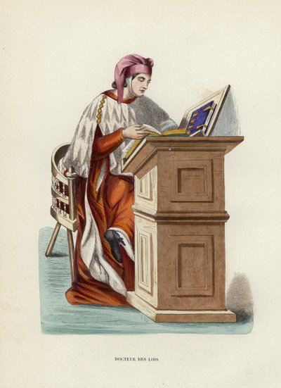 Docteur Des Lois（カラーの彫刻 作： European School