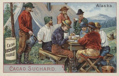 アラスカのキャンプでココアを飲む 作： European School