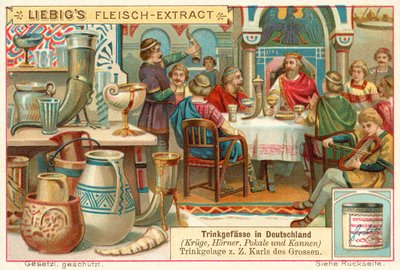 シャルルマーニュ時代のドイツでの飲み会（クロモリト 作： European School