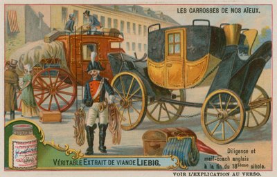 18世紀のイギリスの駅馬車と郵便局 作： European School