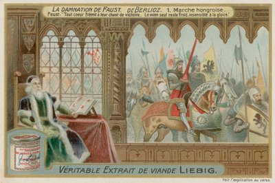ファウストは彼の図書館からハンガリーの行進を見る 作： European School