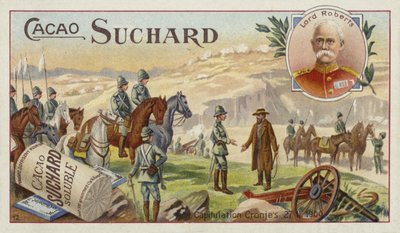 1900年2月27日、ロバーツ元帥元帥とボーア戦争のピエトクロニエ降伏 作： European School