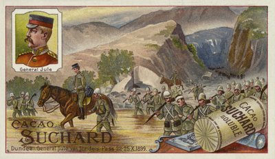 1899年10月22〜25日、ボーア戦争のジョンダーズパスにいるユーレス将軍 作： European School