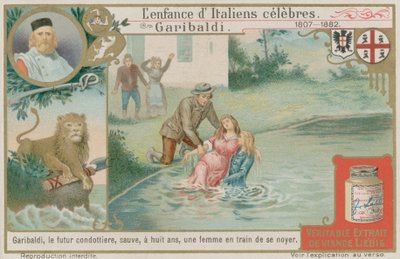 ジュゼッペガリバルディが溺れる女性を救う 作： European School