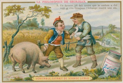 グロジャンは彼のブタをガチョウに交換する 作： European School