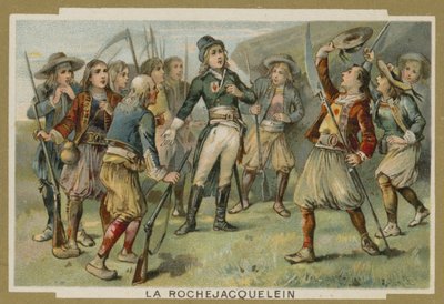 アンリ・ド・ラ・ロシュジャケラインが彼の兵士、ヴァンデ・レボルト、フランス革命を演説 作： European School