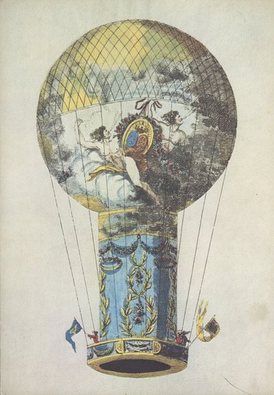 熱気球（カラー刻印 作： European School