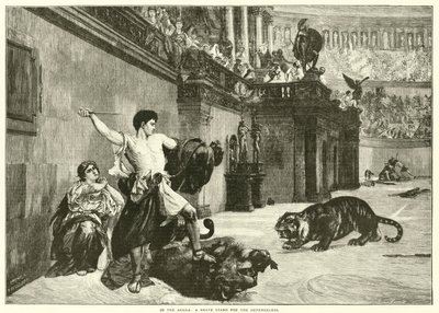 In the Arena, A brave stand for the Defenceless (e.g. in the Arena, A brave stand for the Defenceless) 作： European School