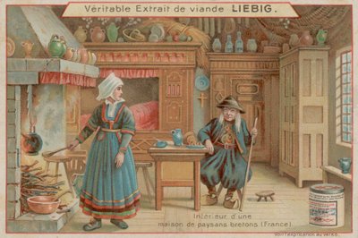 フランスの農民の家の中 作： European School