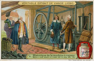 ジェームズワッツ低圧複動蒸気エンジン、1784 作： European School