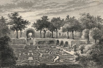 Jardins Brodes Des Tuileries Sous Henri IV (e.g. engraving) 作： European School