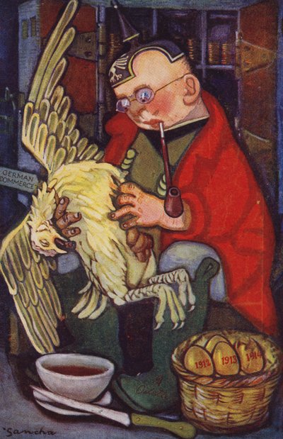金の卵を産む鶏を殺す 作： European School