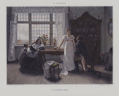 The Big Sister（カラーリトグラフ 作： European School