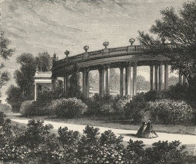 La colonnade a Postdam（彫刻 作： European School