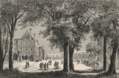 マリー・ド・メディシスの時代のルクセンブルク（エングレービング 作： European School