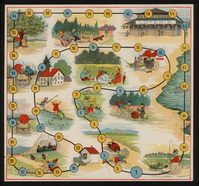 The Amusing Journey（カラーリトグラフ 作： European School