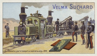 包囲兵器輸送用機関車、1890 作： European School