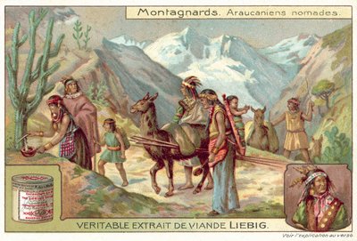マプチェ族の遊牧民（クロモリッチョ 作： European School