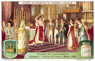 ナポレオン・ボナパルトがミラノでイタリア王の称号を得る 作： European School
