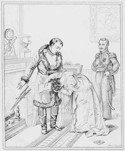 ナポレオンClemence de lEmpereur, The Emperors Clemency (e.g. engraving) 作： European School