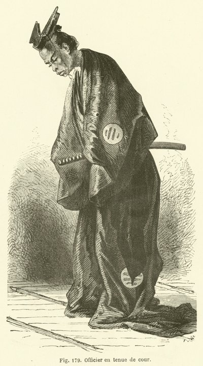 宮廷衣装を着た役員（彫刻 作： European School
