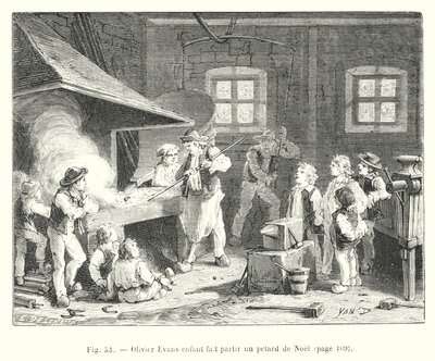 オリビエ・エヴァンスの子供は、クリスマスのおならを消してくれる（彫刻 作： European School