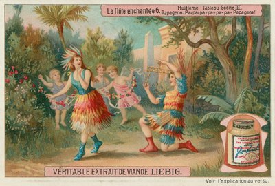 パパゲーノは魔法の鐘でパパゲーナを召喚し、再会する 作： European School
