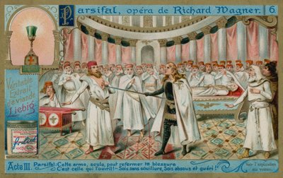 パルシファルは聖槍でアンフォルタスを癒す 作： European School
