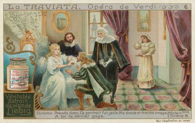 ロドルフは死ぬヴィオレッタに許しを求める 作： European School