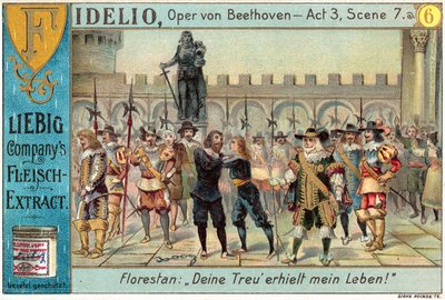 ベートーヴェンのオペラ「フィデリオ」のシーン（クロモリト 作： European School