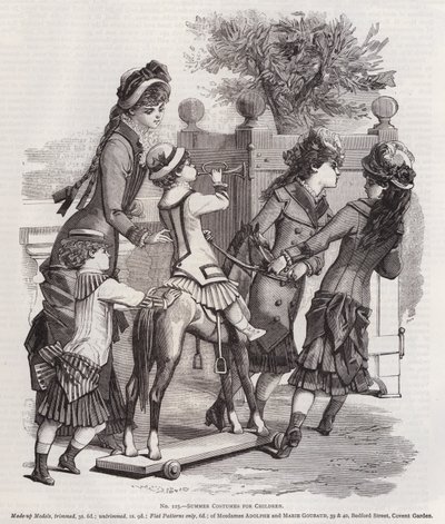 子供のための夏のコスチューム（彫刻） 作： European School