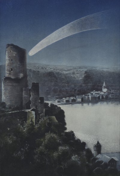 1811年の大彗星（カラーリトグラフ 作： European School