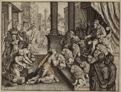 贈り物を持ってソロモン王を訪問するシバの女王（彫刻） 作： European School