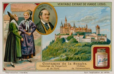 ハルガーロックとホルブ、フライドリッヒリスト、ホーエンツォレルン城の衣服 作： European School